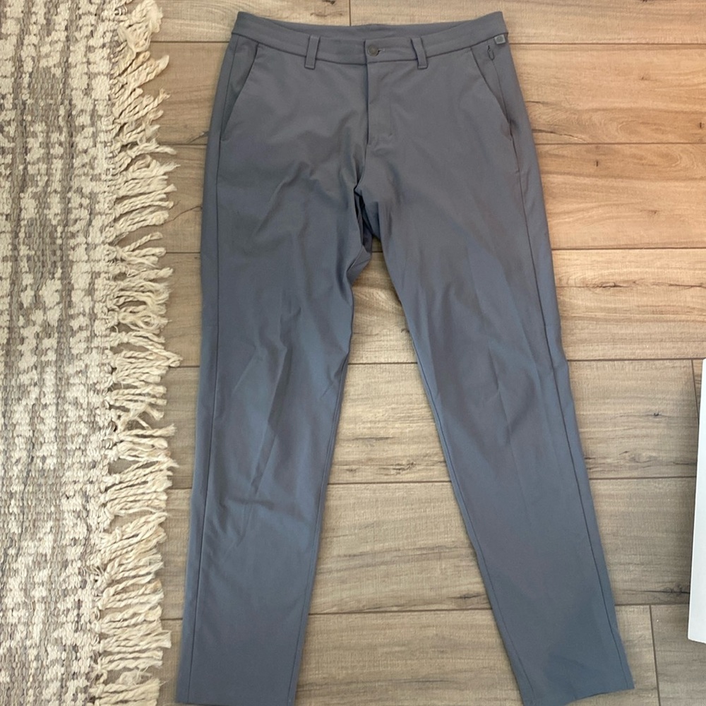 ABC slim fit grey trousers from Lululemon